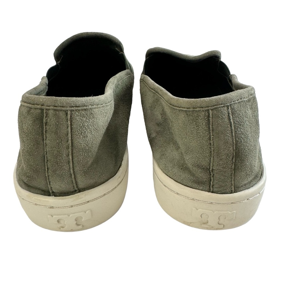 Tory Burch Jesse Olive Suede Slip-On Sneaker Size 10M - Picture 9 of 16